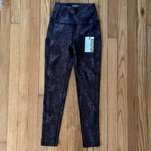 Splits59 Tread High-Waist TechFlex 7/8 Leggings in the color ‘Black Animal.’